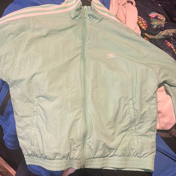teal Adidas jacket - Picture 1 of 1
